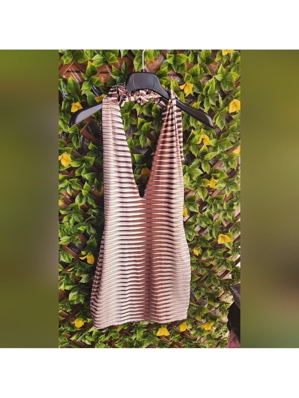 ❤️Backless halter dress, stretch. Medium‎